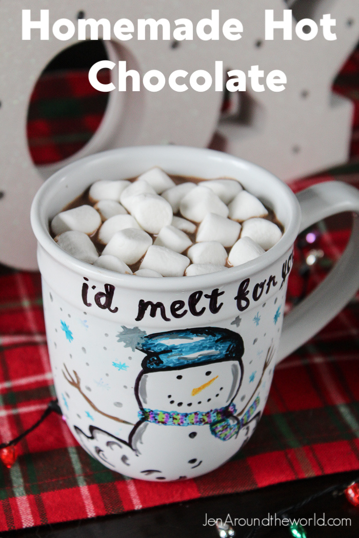 Homemade Hot Chocolate is simple and easy to make at home. 