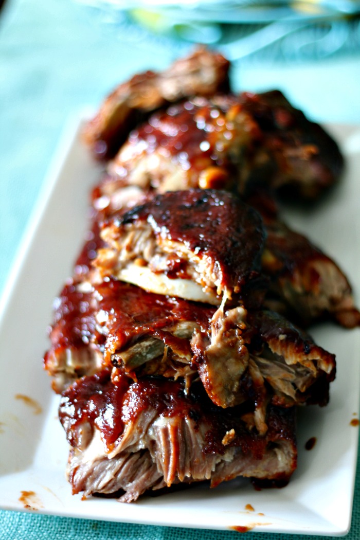 Easy, Fall-Off-the-Bone Oven Baked BBQ Ribs - Jen Around the World