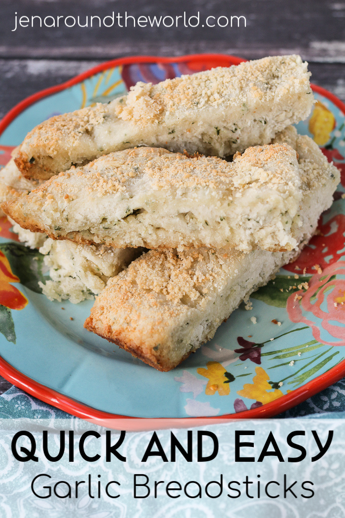 Quick and Easy Garlic Breadsticks