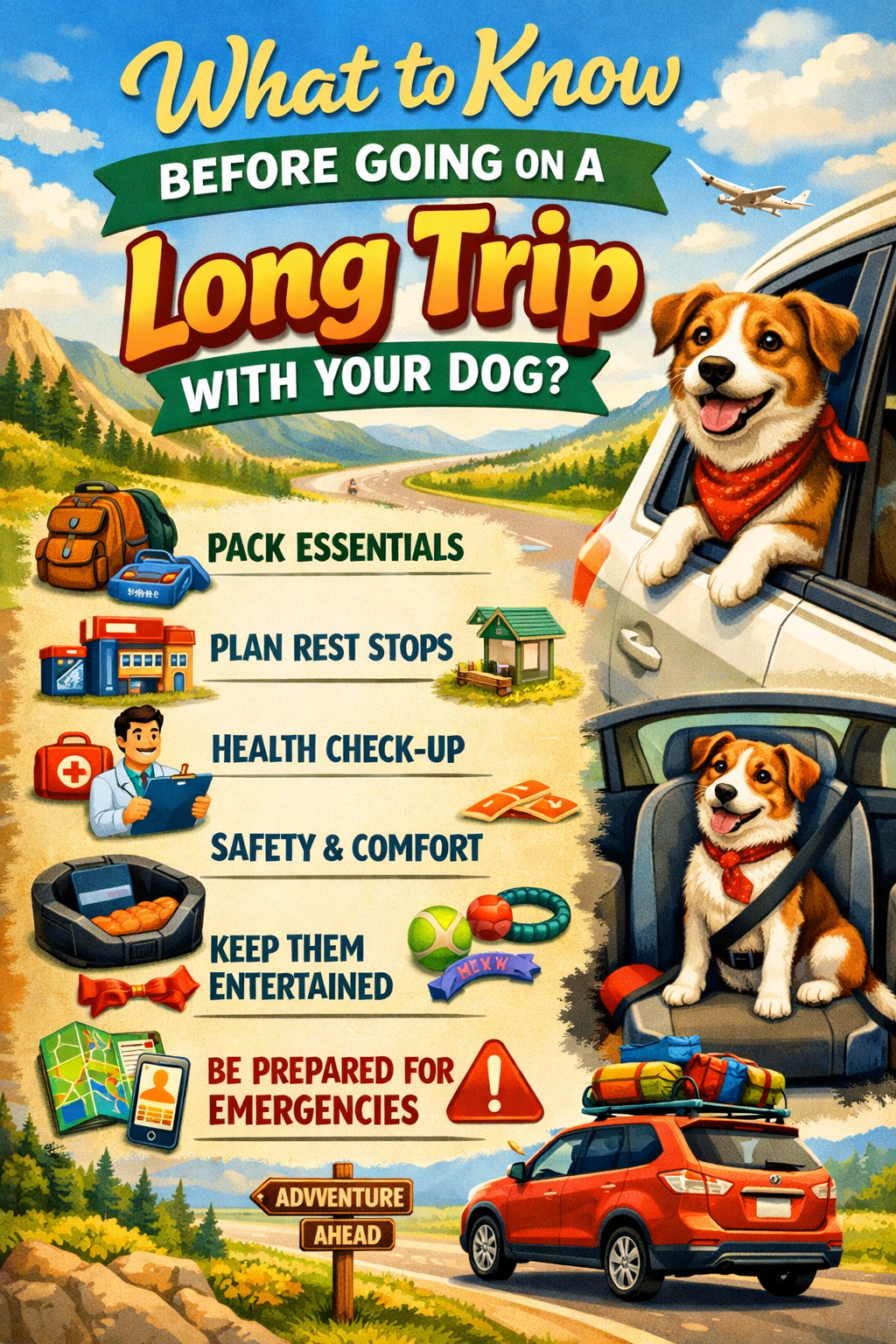 long trip with your dog