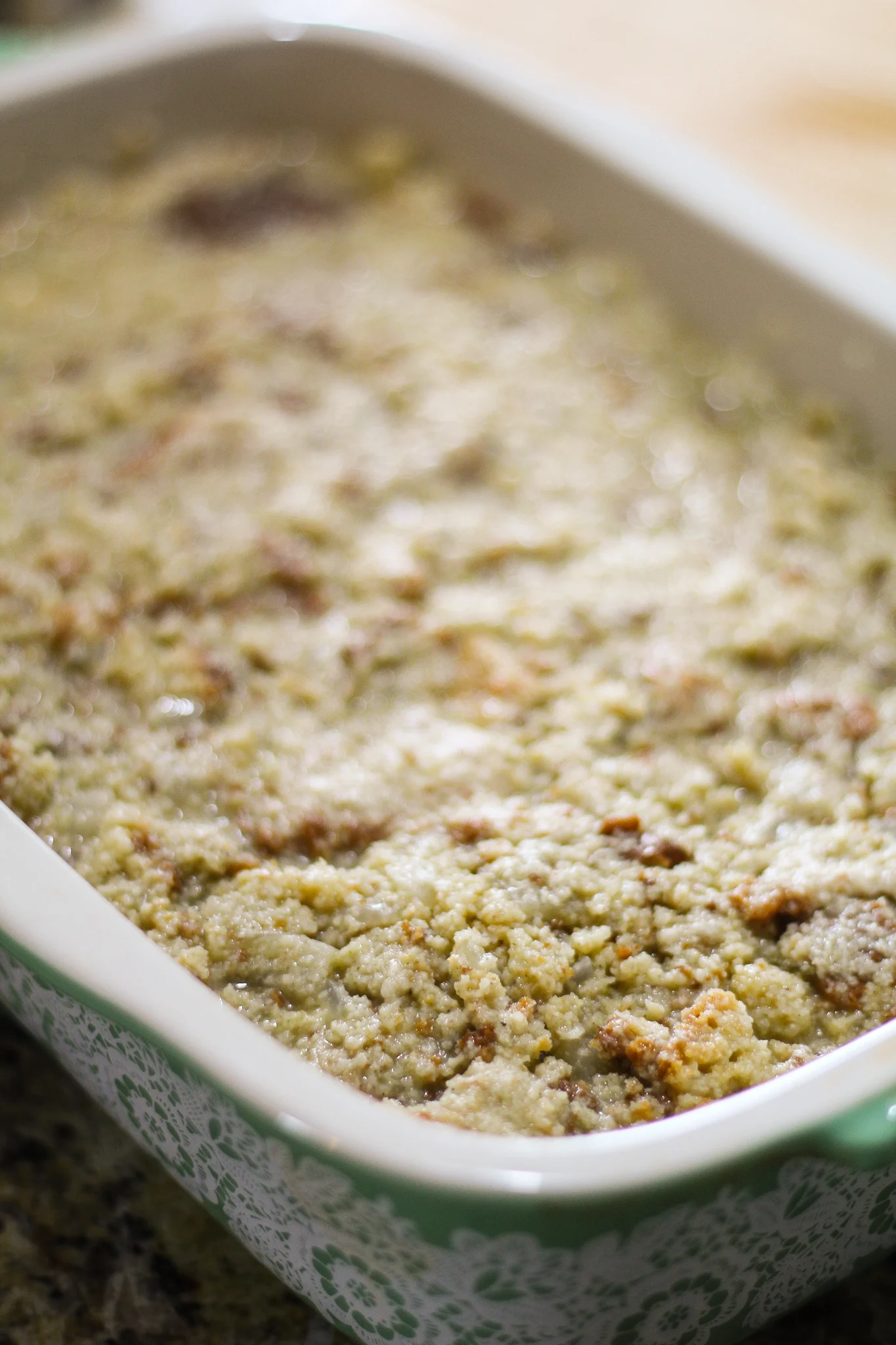 Old Fashioned Sage Cornbread Dressing - Jen Around the World