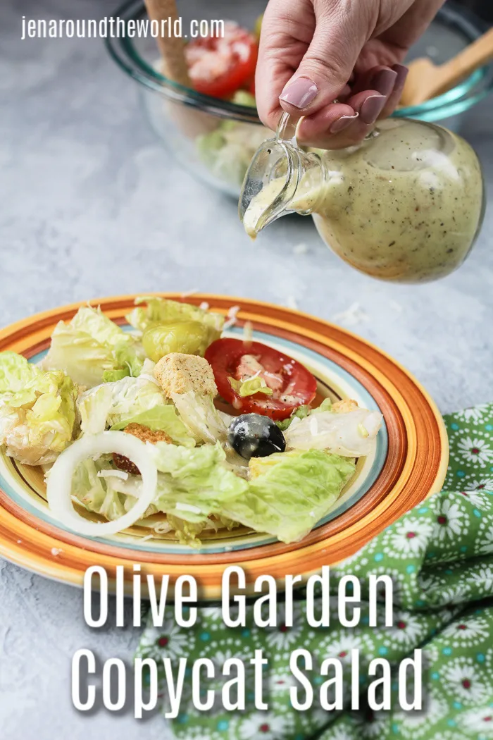 Olive Garden Salad with Copycat Dressing Recipe - The Cookie Rookie®