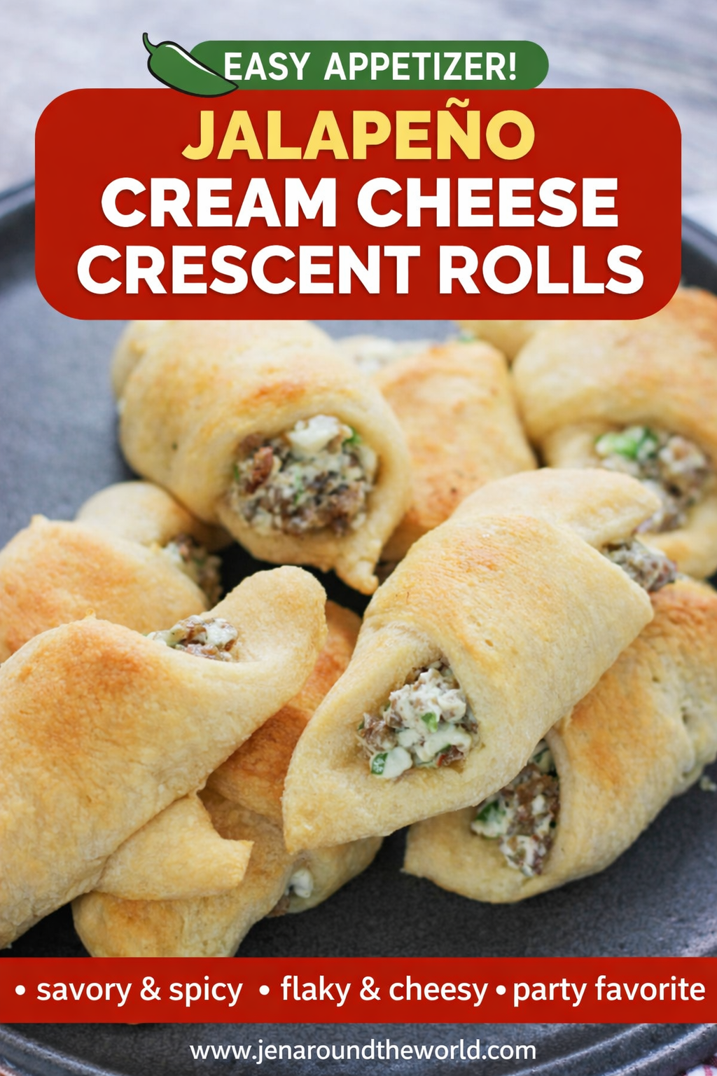 Jalape&ntilde;o Cream Cheese Crescent Rolls