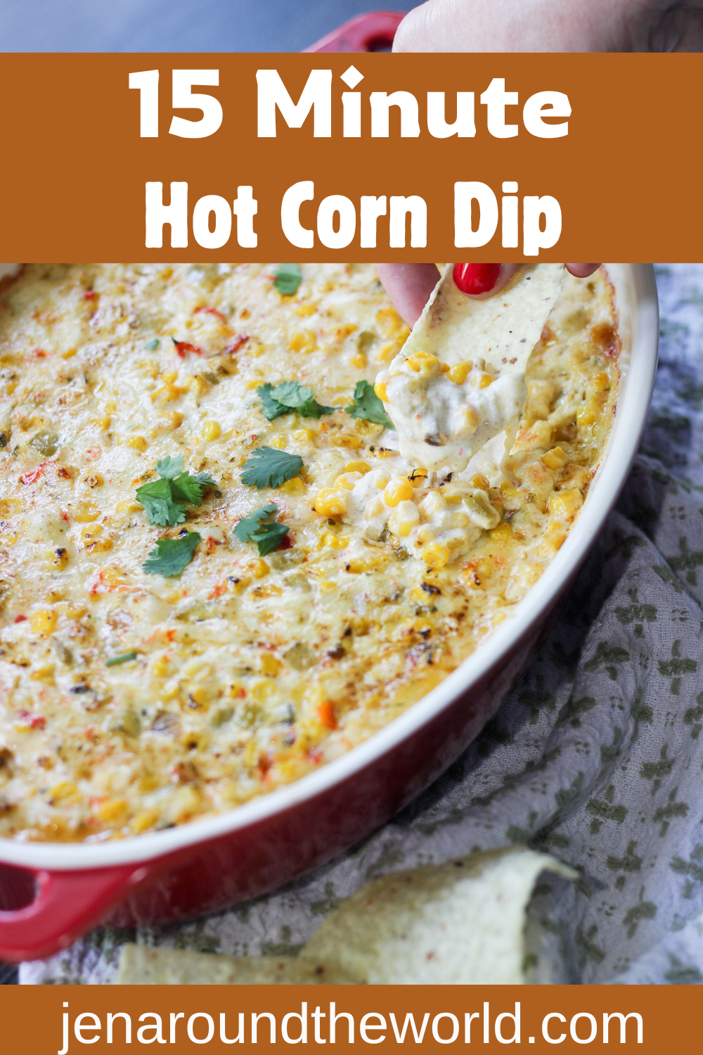 15 minute hot corn dip