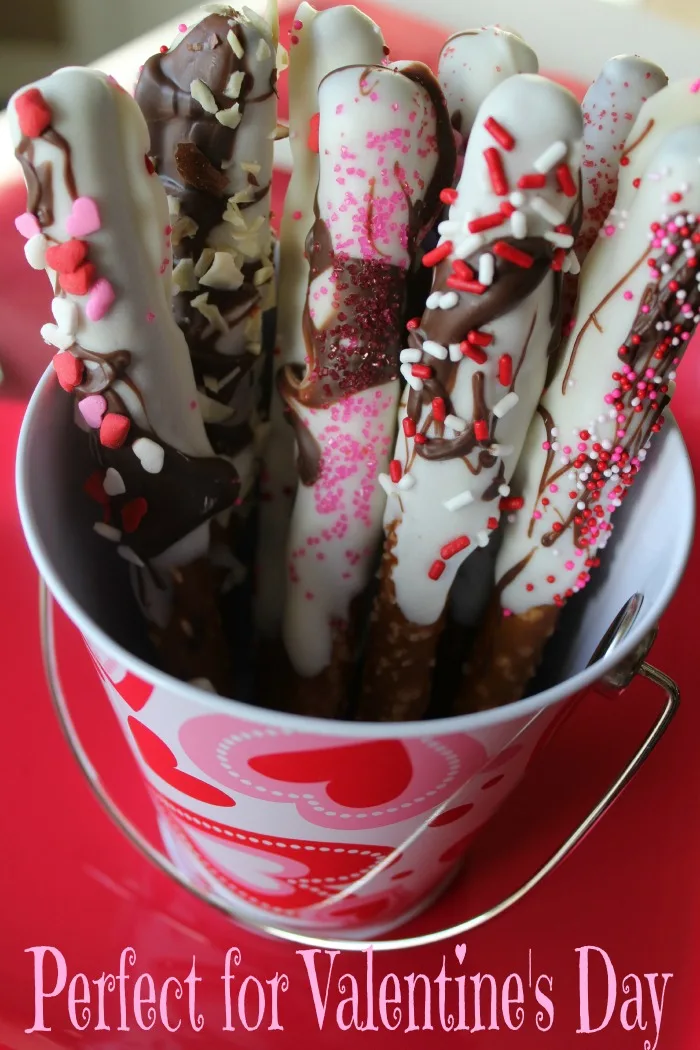 Chocolate Covered Pretzel Rods