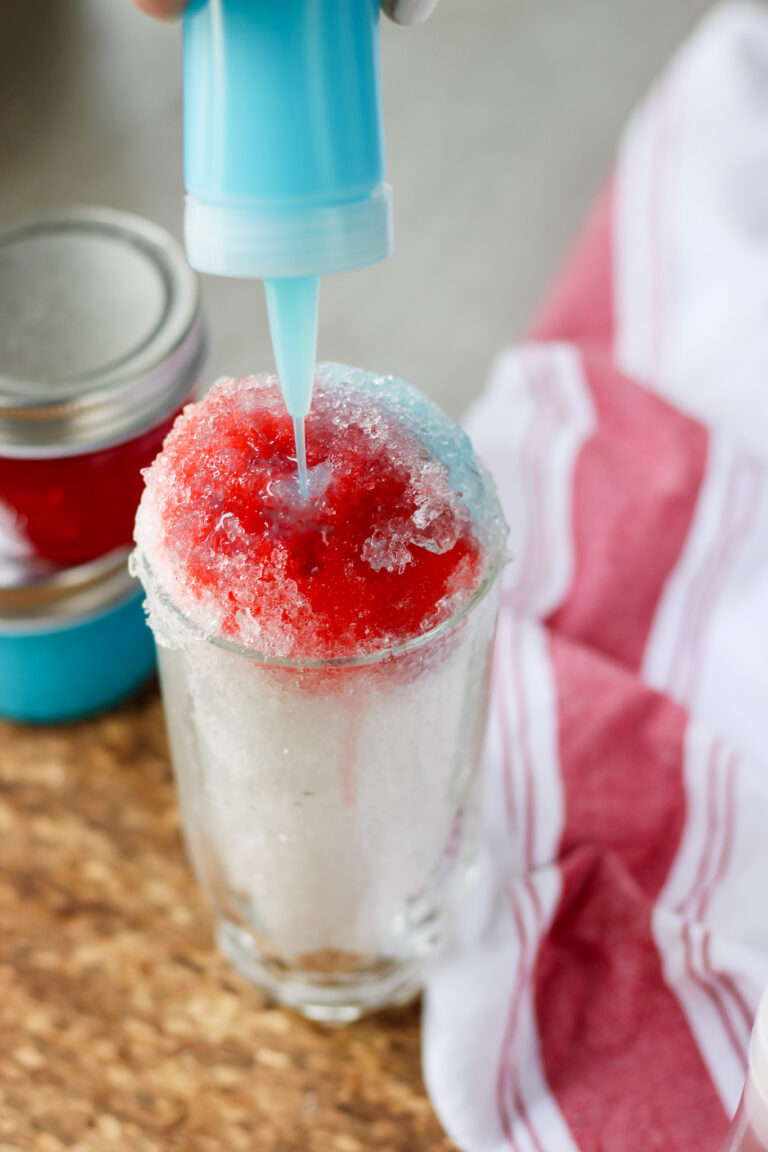 Homemade Snow Cone Syrup Using Kraft Kool-Aid
