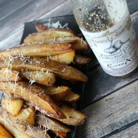 Oven Roasted Parmesan Tater Wedges