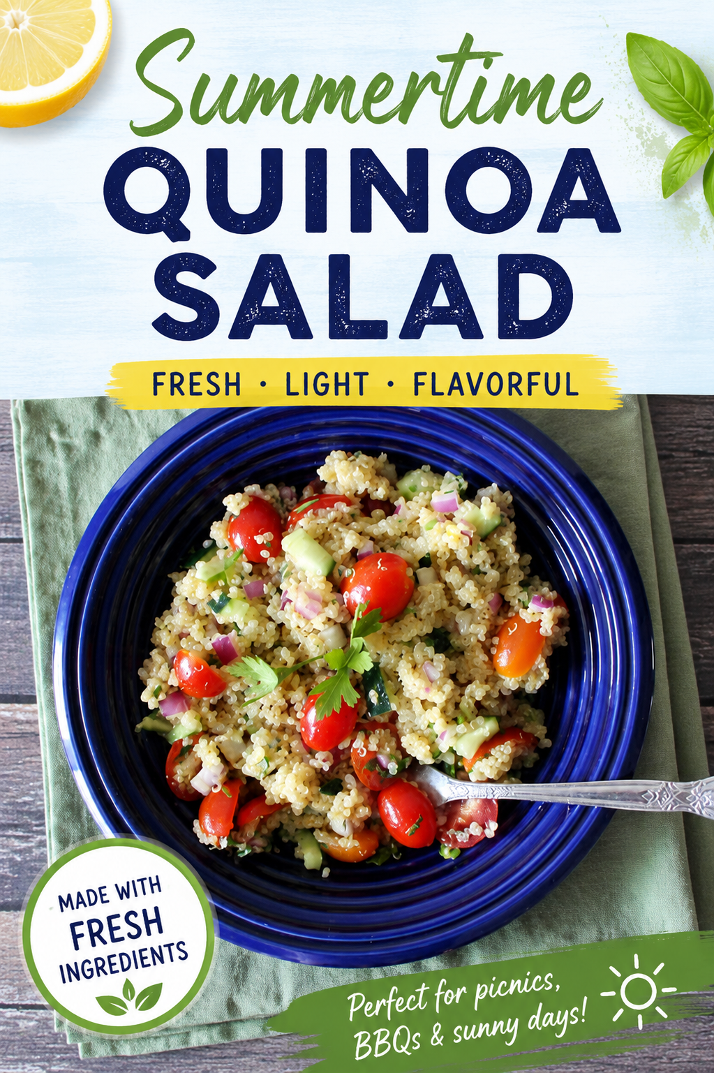 summertime quinoa salad