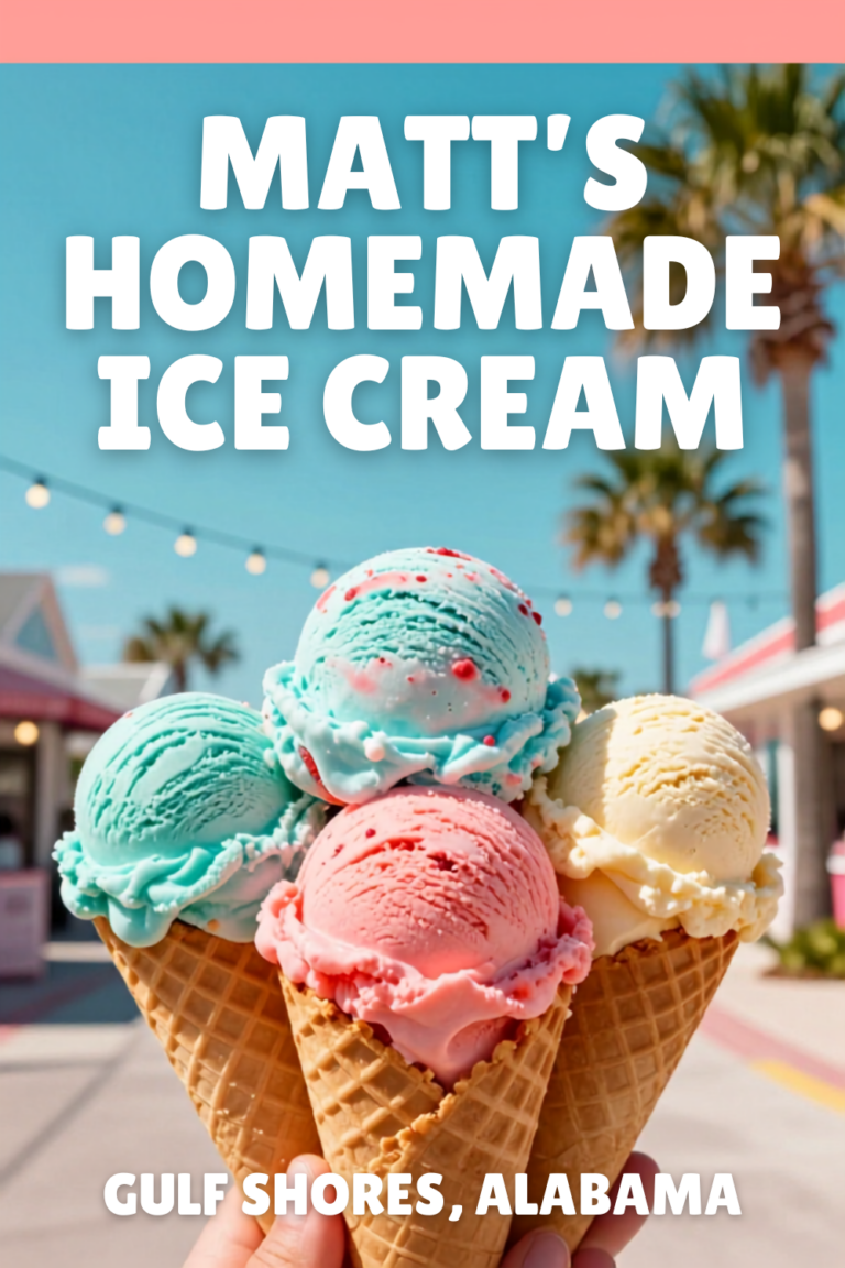 Matt's Homemade Ice Cream in Gulf Shores: A Sweet Alabama Tradition