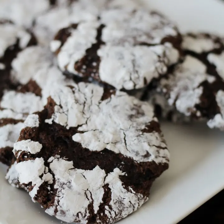 Chocolate Crinkle Cookies