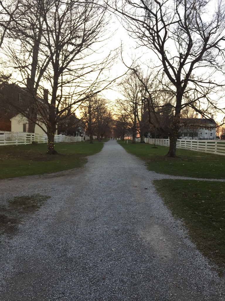 Path to the Trustees Building at Shakertown