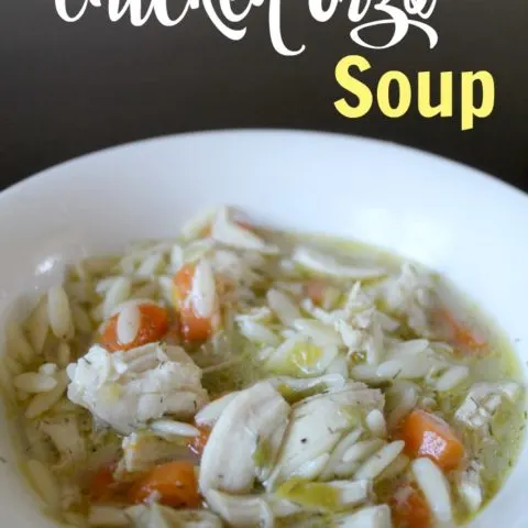 Lemony Chicken Orzo Soup