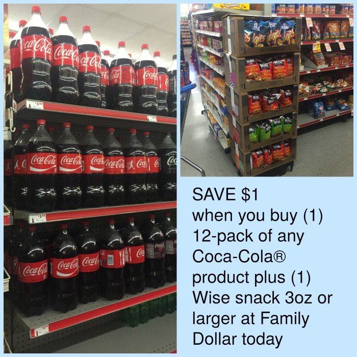 coke and wise chipps family dollar