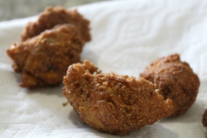 gortons seafood and my recipe for quick and easy hush puppies