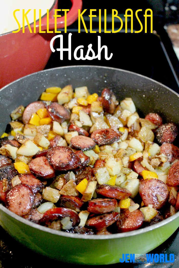 skillet-keilbasa-hash