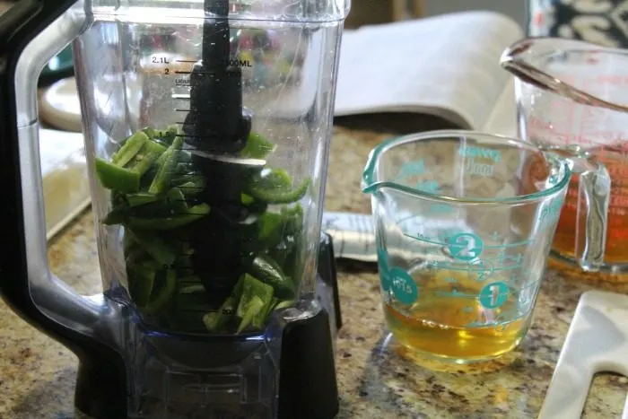 Green Pepper Jelly step 1