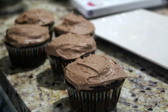 Bunny Butt Cupcakes Frosting Chocolate