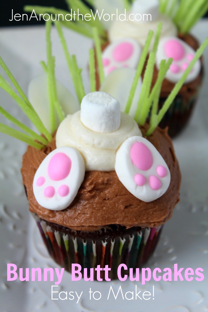 Bunny Butt Cupcakes