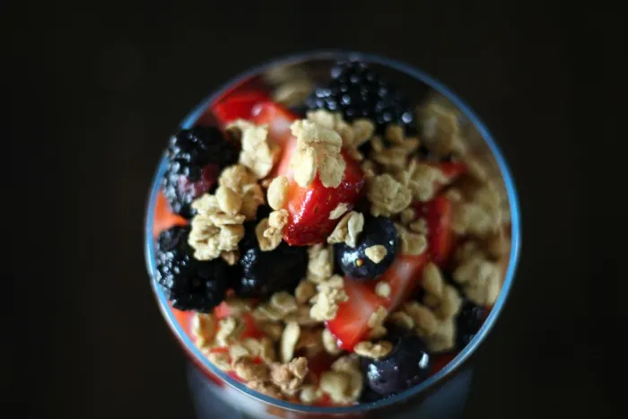 Summer Berry Fruit Parfait