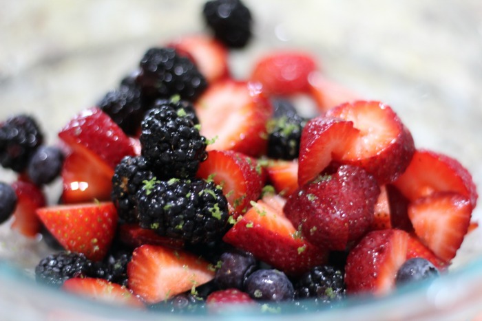 Summer Berry Fruit Parfait