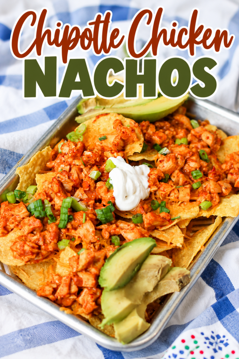 Easy Chipotle Chicken Nachos
