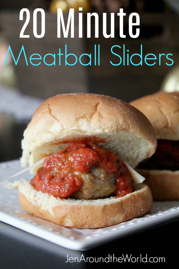 20 minute meatball sliders