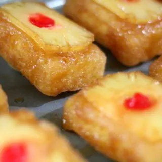 Mini Pineapple Upside Down Cakes