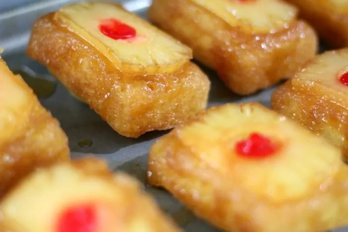Mini Pineapple Upside Down Cakes