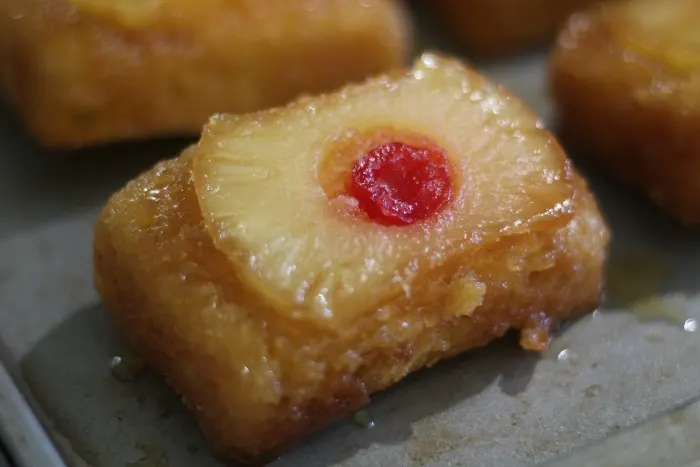 Mini Pineapple Upside Down Cakes