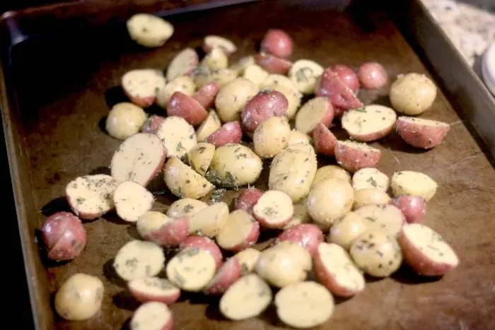 Parmesan Rosemary Roasted Potatoes - Jen Around the World