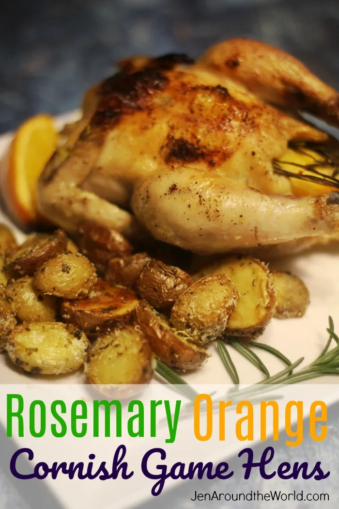 Cornish Game Hens with Garlic and Rosemary Recipe