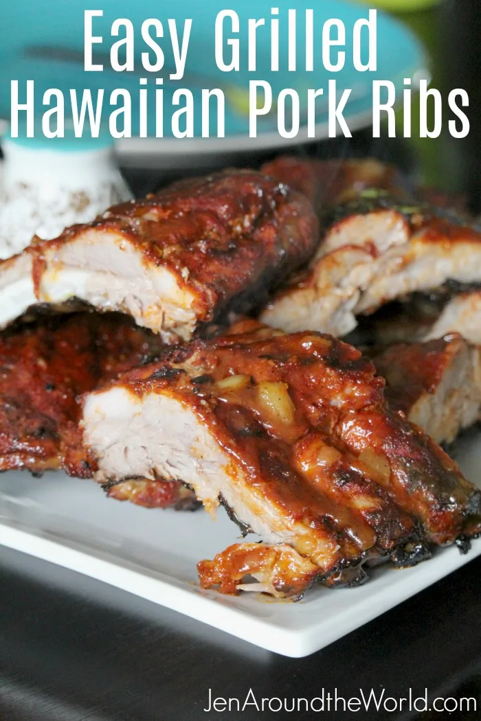 Easy Grilled Hawaiian Pork Ribs