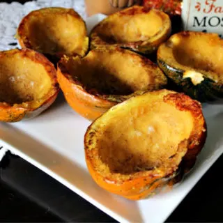 Roasted Parmesan Acorn Squash