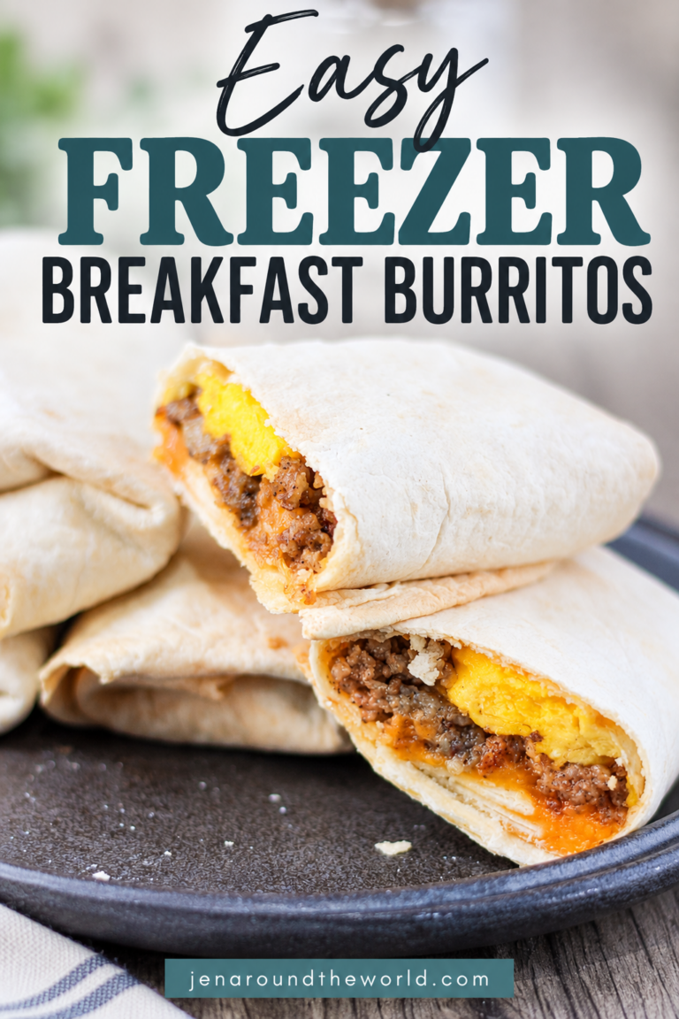 Easy Freezer Breakfast Burritos