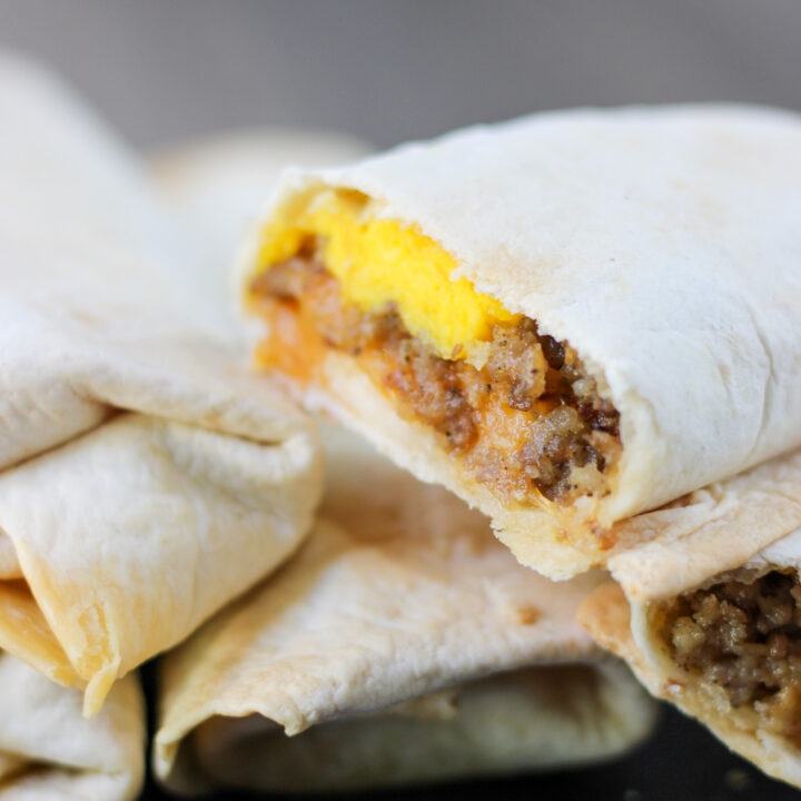 Freezer Breakfast Burritos