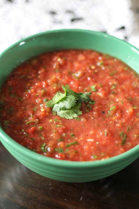 Easy Restaurant Style Salsa
