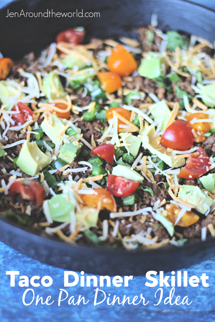 Taco Dinner Skillet - a 15 minute recipe your family will love