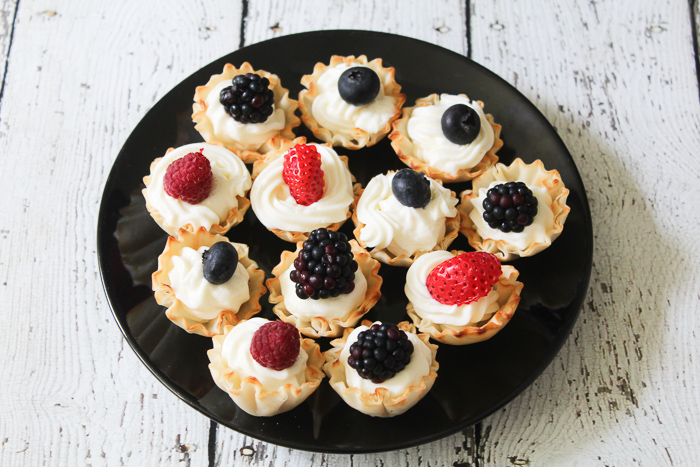phyllo fruit cups