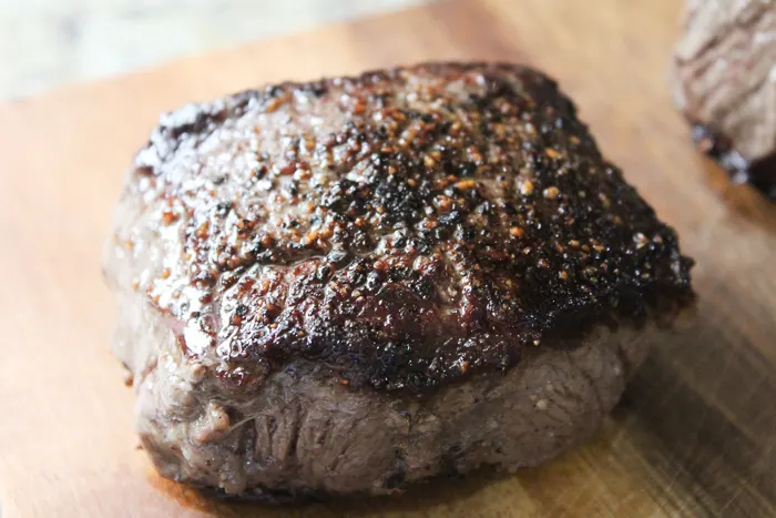 Pepper Steak with Horseradish Cream Sauce