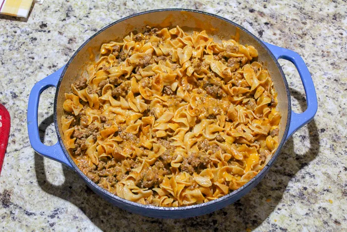 Cheeseburger Pasta