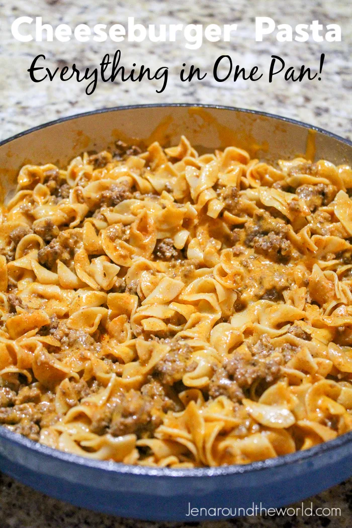 One Pan Cheeseburger Pasta