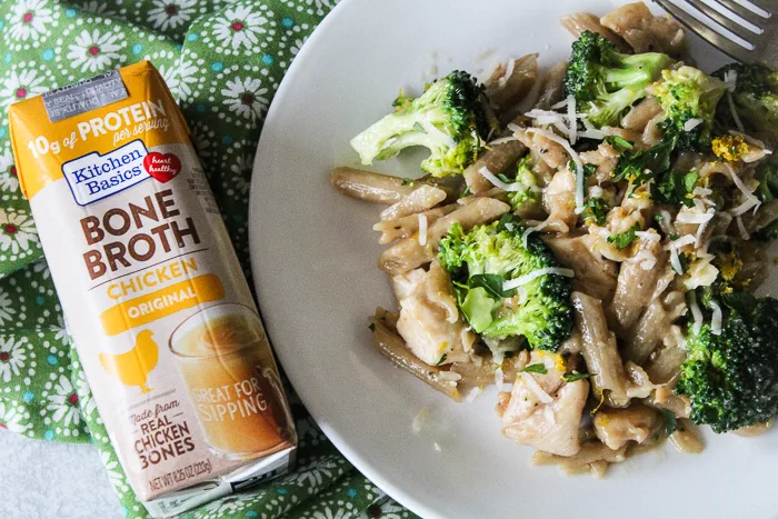 One Pan Gluten Free Chicken Broccoli Pasta