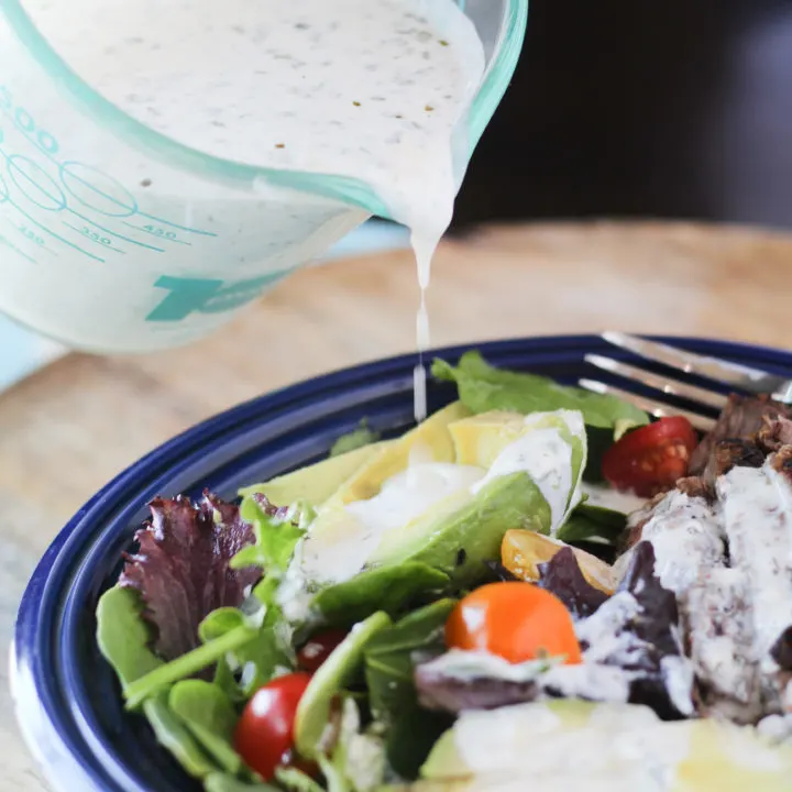 Steakhouse Salad with Homemade Ranch Dressing