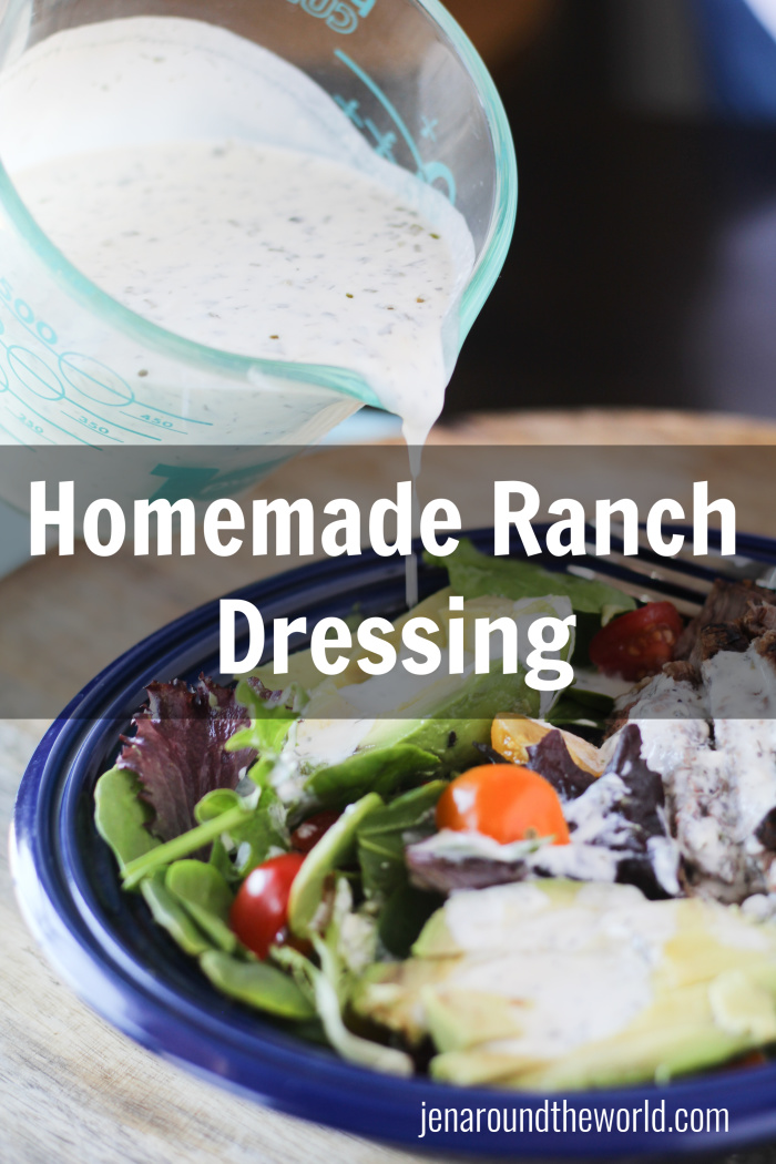 Steakhouse Salad with Homemade Ranch Dressing
