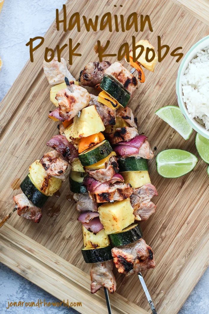 Hawaiian Pork Kabobs