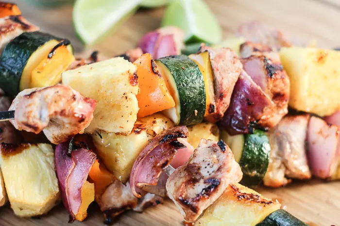 Hawaiian Pork Kabobs