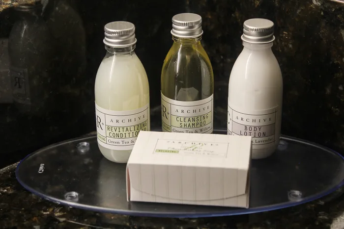 complimentary products at the university plaza hotel