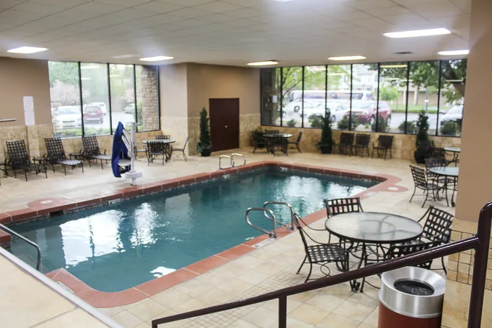 indoor pool area