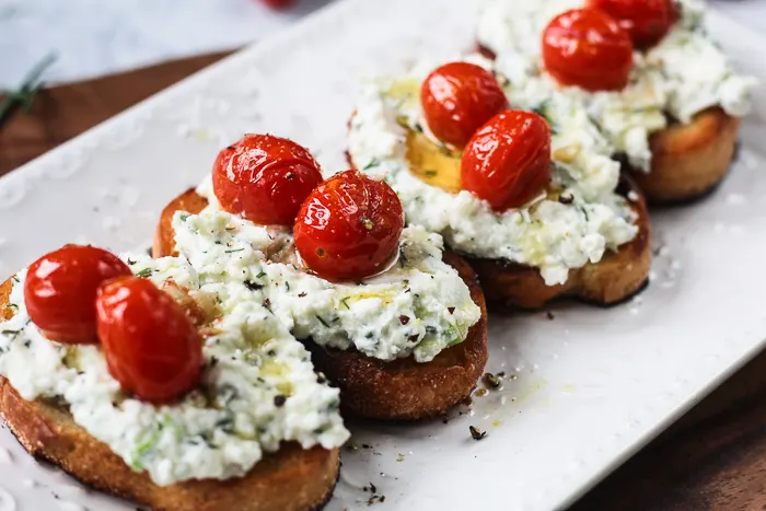 Barefoot Contessa, Herbed Ricotta Bruschettas