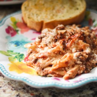 Slow Cooker Lasagna Pasta